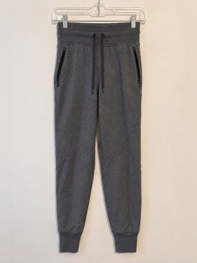 Lululemon Metro Mile Jogger Heathered Grey Women’s Size 2 Travel Pants